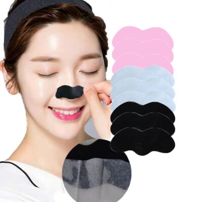10/50/100 Puntos Negros Removedor Bamboo Charcoal Nose Blackhead Remover Mask Strips for Nose Cleansing Nose Sticker Deep Clean