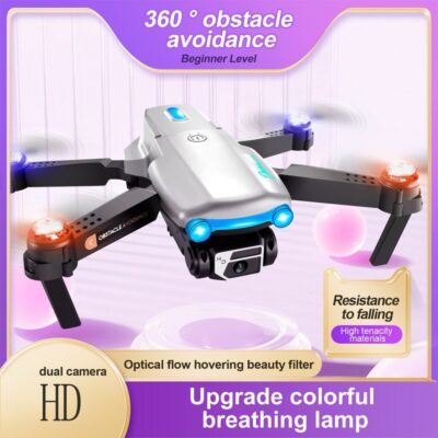 Drone S98 With Lighting High Definition Dual Camera Headless Mode 360 Degree Special Effects Rolling Foldable Drone Children