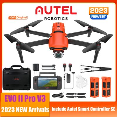 Autel Robotics EVO II Pro V3 6K Camera Drone 12-bit A-Log 15KM Image Transmission with 6.4″ Smart Controller SE New Arrivals