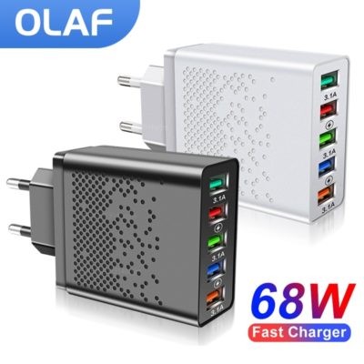 68W 5 Ports USB Charger