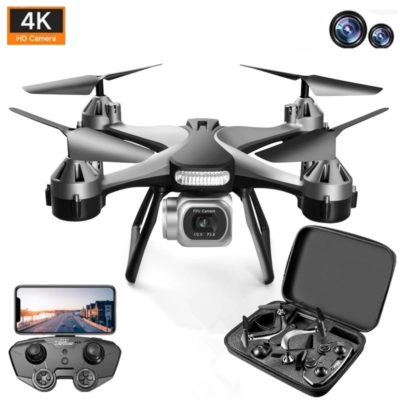 Drone 4k Professional HD Wide-angle Camera Aerial photography 1080 WiFi Fpv RC four-axis toy aircraft height hold no camera gift