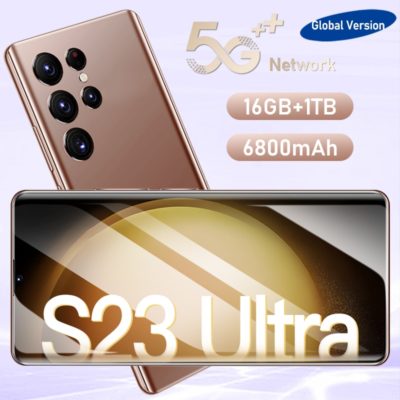 S23 Ultra new smartphone android phone 6.7inch hd screen cell phone pro telefone 6800mAh 16+1TB Camera 5g mobile phones unlock