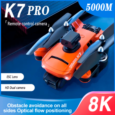 K7 Drone 8K 5G Professional HD Dual Camera High Definition Aerial Photography Four Rotor RC Obstacle Avoidance Toy Gift 5000M
