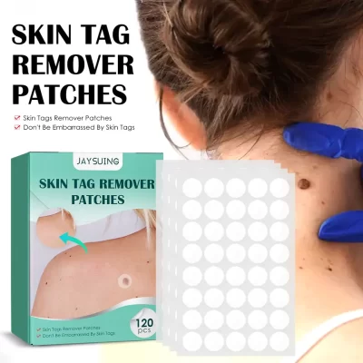 120pcs/Box Warts Remover Patch Skin Tag Treatment Cream Stickers Hydrocolloid Gel Treatments Acne Warts Invisible Skin Care