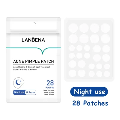 LANBENA Acne Pimple Patch Tool Invisible Acne Stickers Blemish  Master Treatment Acne Mask Skin Care 28pcs Night Use Beauty Face