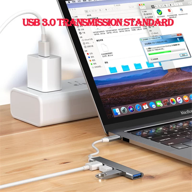 USB 3.0 Hub USB Hub 4 Port High Speed Type c Splitter 5Gbps For PC Computer Accessories Multiport HUB 4 USB 3.0 2.0 Ports - Image 21