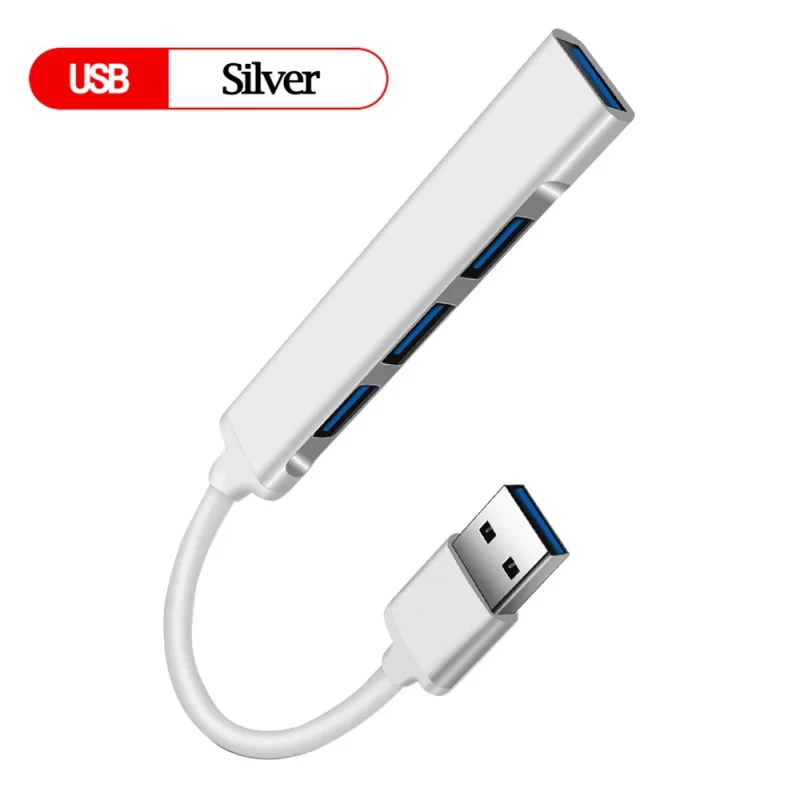 USB 3.0 Hub USB Hub 4 Port High Speed Type c Splitter 5Gbps For PC Computer Accessories Multiport HUB 4 USB 3.0 2.0 Ports - Image 12