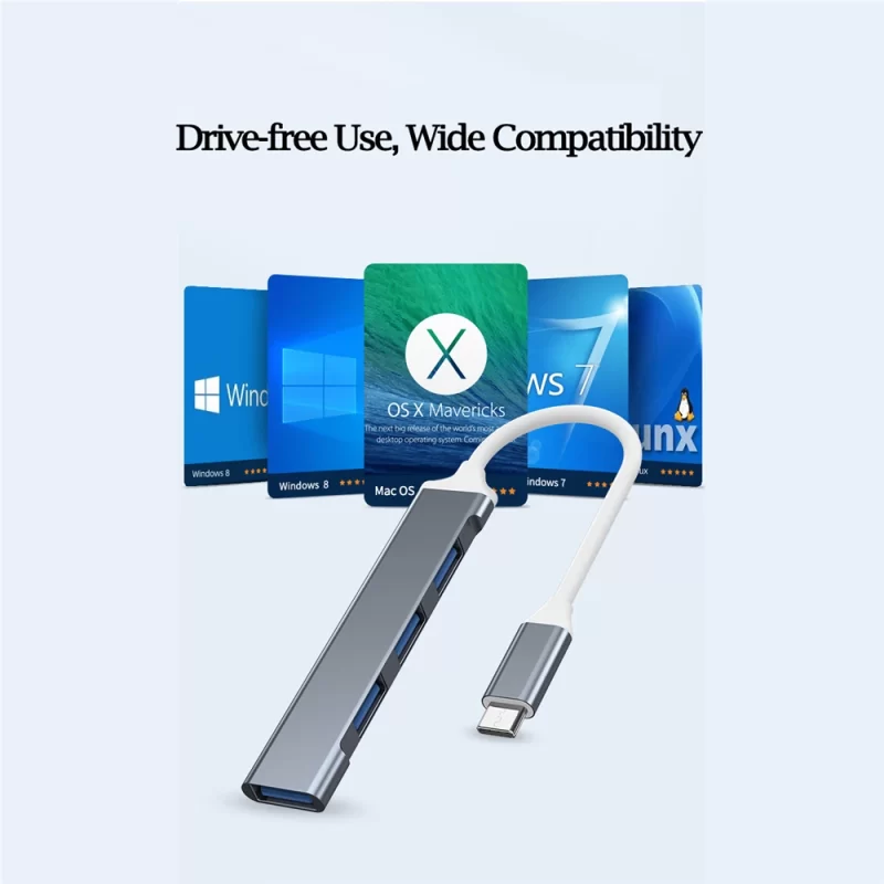 USB 3.0 Hub USB Hub 4 Port High Speed Type c Splitter 5Gbps For PC Computer Accessories Multiport HUB 4 USB 3.0 2.0 Ports - Image 20